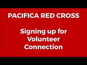 How to Create a Volunteer Connection Account