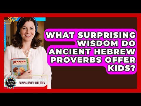 What Surprising Wisdom Do Ancient Hebrew Proverbs Offer Kids? - Raising Jewish Children
