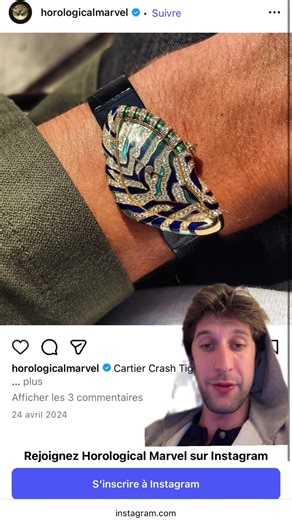 #collage avec @princewatchestalk #cartier #crash #tigré