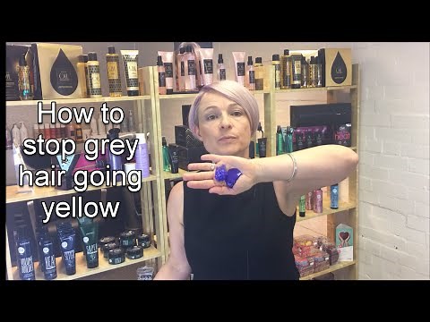 How to Get Yellow Out of Gray Hair