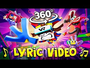 360º VR "Wacky World" Official Lyric Video 🎵 - The Amazing Digital Circus Music Video