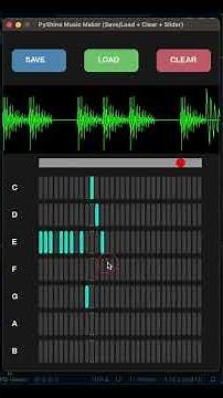 PyGame - Making and Clearing Tunes in Python! ⚡️ #shorts