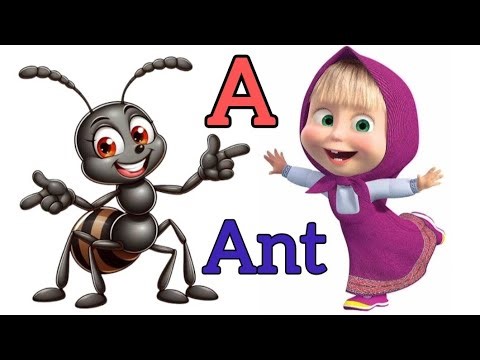 A is For Ant | ABC Nursery Rhyme for Kids | Alphabets | ABC Learning For Toddlers