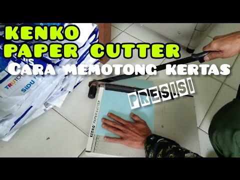 CARA MEMOTONG KERTAS || PAPER CUTTER