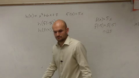 Evaluate the composition of two functions