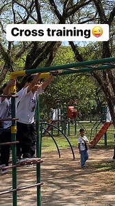 Cross training😜 #ninjapogi #reels #monkeybars #exercise | Ninja Pogi