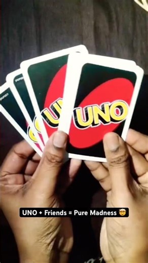 UNO + Friends = Pure Madness 🤯 #uno #unogame