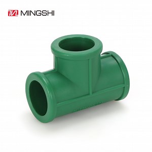[Hot Item] High Density Equal Tee Green PPR Fittings for Plumbing PPR Pipe System