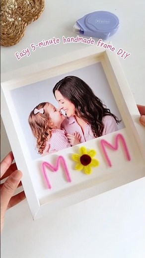 You only need 5 minutes to create this #handmadegifts #mothersdaygift #personalizedgifts #diycrafts