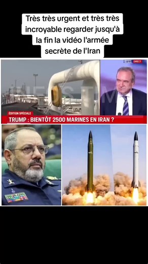 Très très urgent et très très incroyable regarder jusqu'à la fin la vidéo l'armée secrète de l'Iran