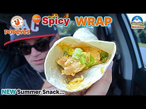 Popeyes® Spicy Wrap Review! 🐔🌯 | You MIGHT Have To See It To Believe It! | theendorsement