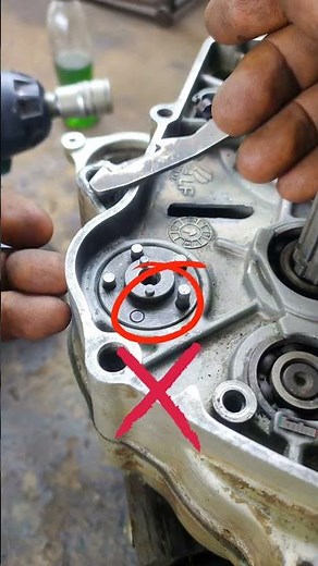 Gear Shift Drum Pin Installation #kntm #mechanic #motivation #edukasi #GearShiftDrum #WorkshopStyle