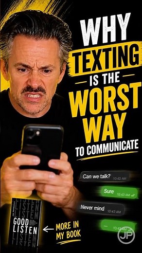 Why Texting Is the Worst Way to Communicate #shorts #communicationskills #humanity