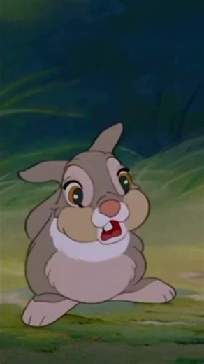 "If you can't say something nice, don't say nothing at all 🐰 #Bambi"