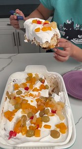 Fruit cocktail angel food cake easy dessert