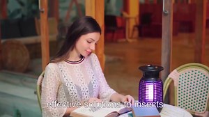 Bug Zapper Outdoor - Electric Mosquito and Fly Zapper with Fly Traps for Indoor and Outdoor Use - Powerful Mosquito Repellent for Home, Backyard, and Patio (Black(ABS))