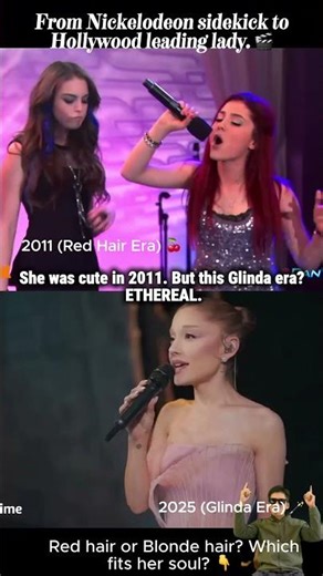 From Nickelodeon Sidekick to Hollywood Leading Lady: The Evolution 🎭#ArianaGrande #WickedMovie