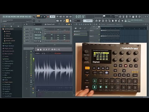 FL Studio + Digitakt workflow Tutorial (and demo)