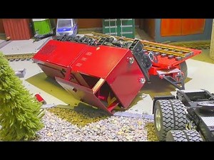 RC TRAIN CRASH! THE NEW REPAIRT TRAIN CRASHED BEFORE THE FIRST RIDE! HEAVY TRAIN CRACH! RC ACTION