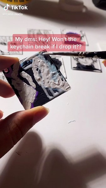 ehe 😁 #keychains#dumbquestion#whywouldisellglasskeychains#paimon#anime#viral