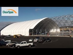 Time-Lapse Installation Video of Fabric Building by ClearSpan Fabric Structures