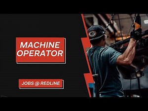 Jobs @ Redline - Rotomolding Machine Operator