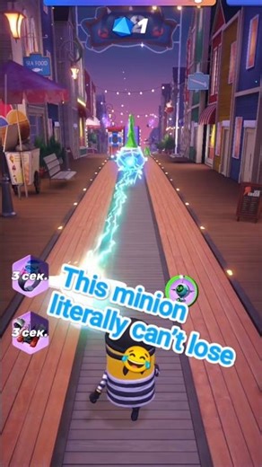 Playing Minion Rush and trying to beat my high score 🚀