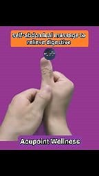 134K views · 1.8K reactions | Self-abdominal massage to relieve digestive issues try push it outwards like this. You will feel a digestion after each push. Push fifty times each time, alternating between the left and right hands. #selfabdominal #digestive #WellnessOver60 #acupointwellness #TCM #HealthyUSA #fingerexercise | Acupoint Wellness | Facebook