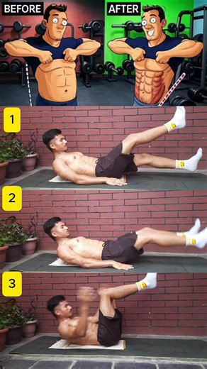 Abs Transformation in 21 Days with 3 Exercises