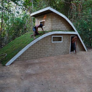 20K views · 1.7K reactions | How to Building Beautiful Natural Wood House | Primitive Survival Tool | Facebook