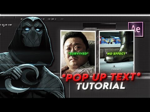 How To Create Pop Up Bouncy Text Animation Like Me | Auric Editz