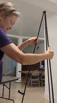 Amazon Basics Easel Display Stand, Instant Floor Poster, Lightweight, Collapsible