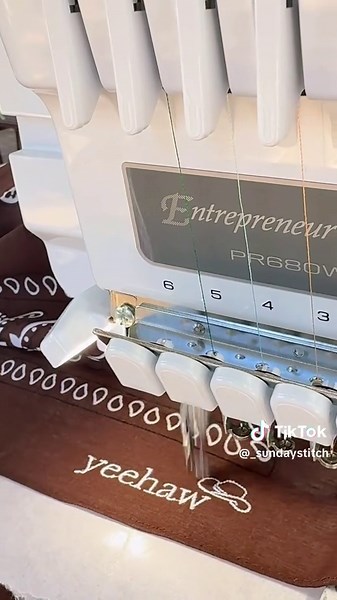 Live Embroidery Stitching Experience at Mañana Austin