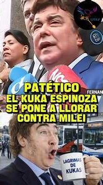 PATÉTICO: MIENTRAS FALTAN CLOACAS, AGUA Y GAS, EL KUKA ESPINOZA APUNTA CONTRA MILEI #AGARRALAPALA