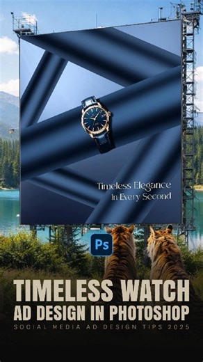 Watch Ad Design in Photoshop #shorts #creativedesign #addesign #designtutorial