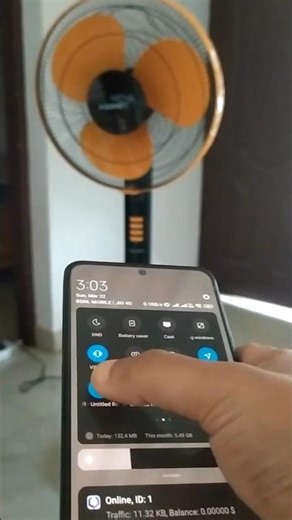 Control fan with Mobile phone | v guard