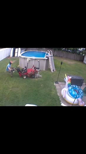 Every lawn care professional has seen moments like this, but mowing...