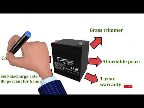 Mighty Max Battery 12V 5AH SLA Battery Review / Explain With Whiteboard Animation