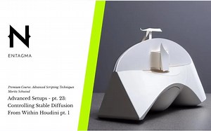 用Houdini和Automatic1111 WebUI控制Stable Diffusion(Entagma)