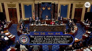 Trump impeachment: Senate votes that trial is constitutional