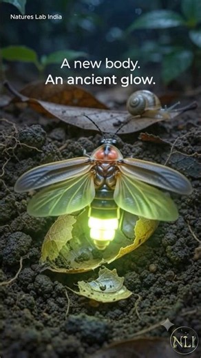 Lamprigera Firefly — It Glows Before It Even Has Wings ✨🪲 #shorts