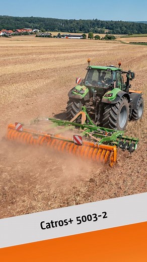 Déchaumeur à disques indépendants CATROS 5003-2🤩 #travaildusol #déchaumeur #dechaumeuradisques | AMAZONE