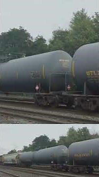 Northwestern Union Pacific 1995 Heritage Unit Filmed From Both Sides Of The Tracks