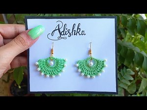 Beautiful Crochet Bead Earrings | Easy Step by Step Tutorial | How to make in JUST 10 MINS