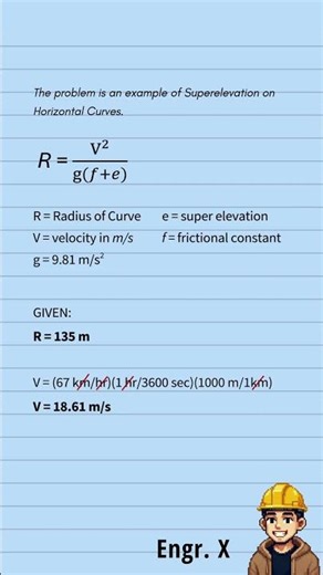 CE Board November 2024 (Transportation Engineering) - CE Board Exam Problems Under a Minute
