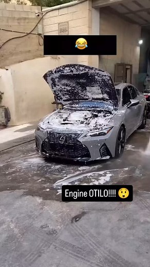 Do you Think that engine is Ever Going to Work again after Such thorough Wash?? 😲😮 . . . Stay Safe Guys 🙏💪 . #Explorepage for more Cars ❤️ @45 | 45 Autoz Global Ltd
