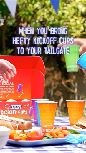 3.6K views · 39 reactions | Level up this tailgate season with help from Hefty® Party Cups  We’re here to make tailgate season more social with the new limited-edition Party Cups with conversation starters. Enter through September 25th for a chance to win: https://bit.ly/4cTmTOa | Hefty | Facebook