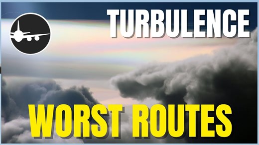 World's Worst Routes For Turbulence Revealed