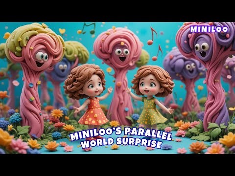 Magic Mirror Song ✨🪞 | Miniloo Kids Adventure & Fun Rhyme