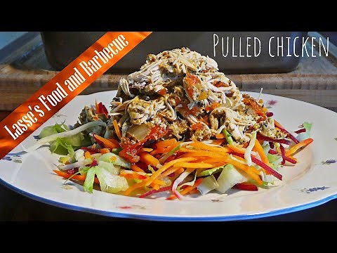 Supereasy pulled chicken in the oven